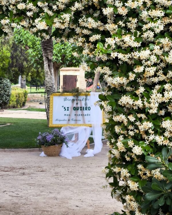 Decoración floral para boda en Valencia