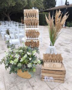 Decoración floral de boda en Valencia