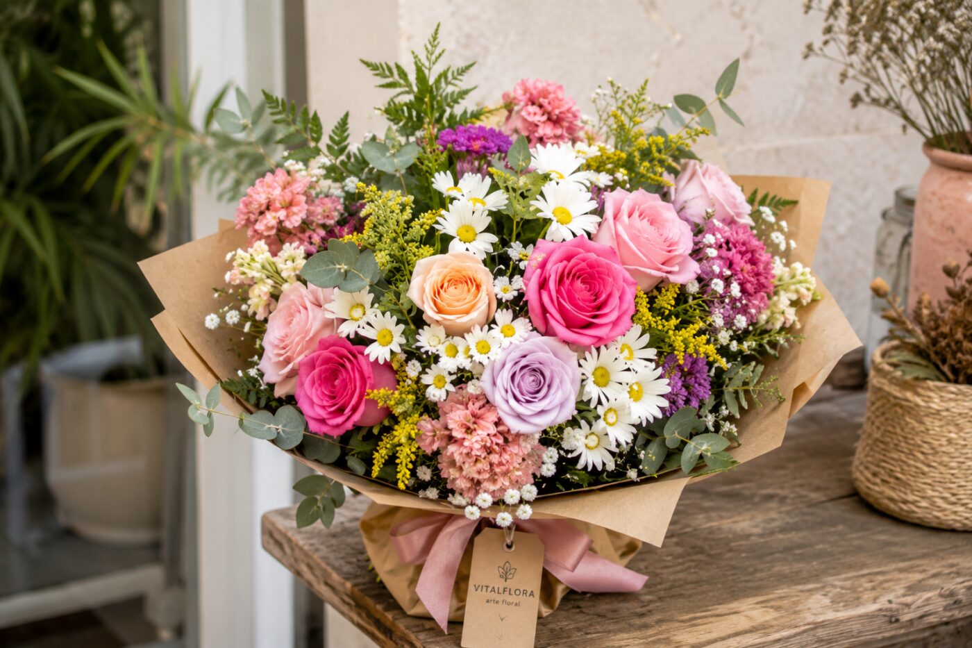 hazla sonreir Euforia | Ramo Sorpresa de Flores en Valencia | Vitalflora