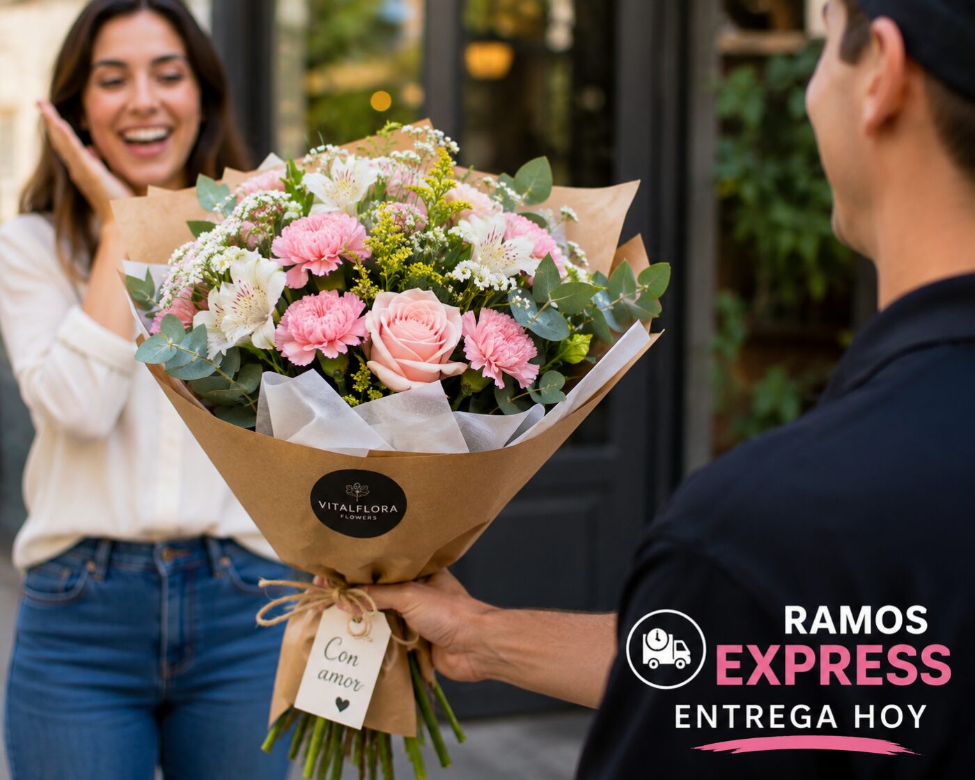 RAMO EXPRESS Euforia | Ramo Sorpresa de Flores en Valencia | Vitalflora
