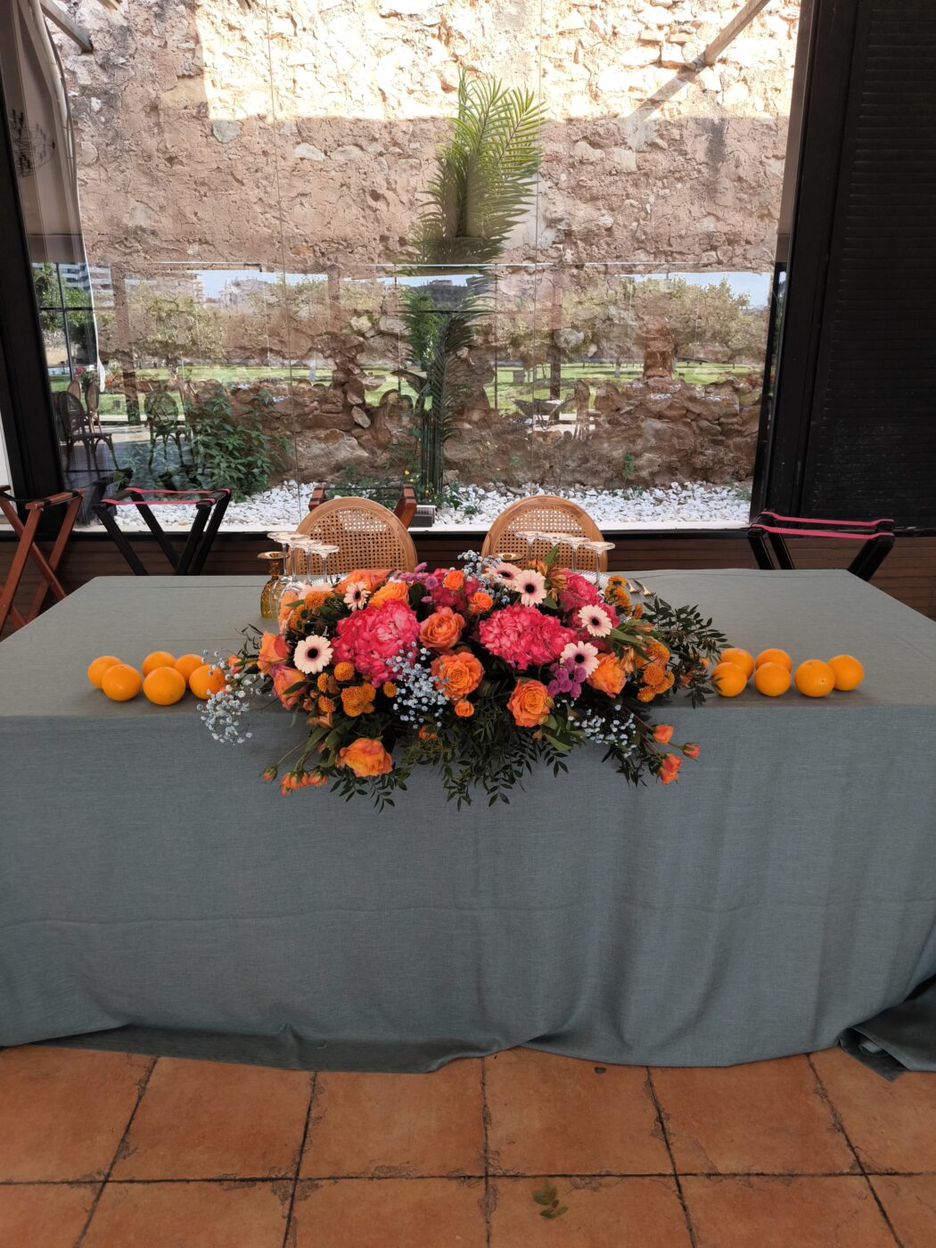 Decoración floral de evento Vitalflora