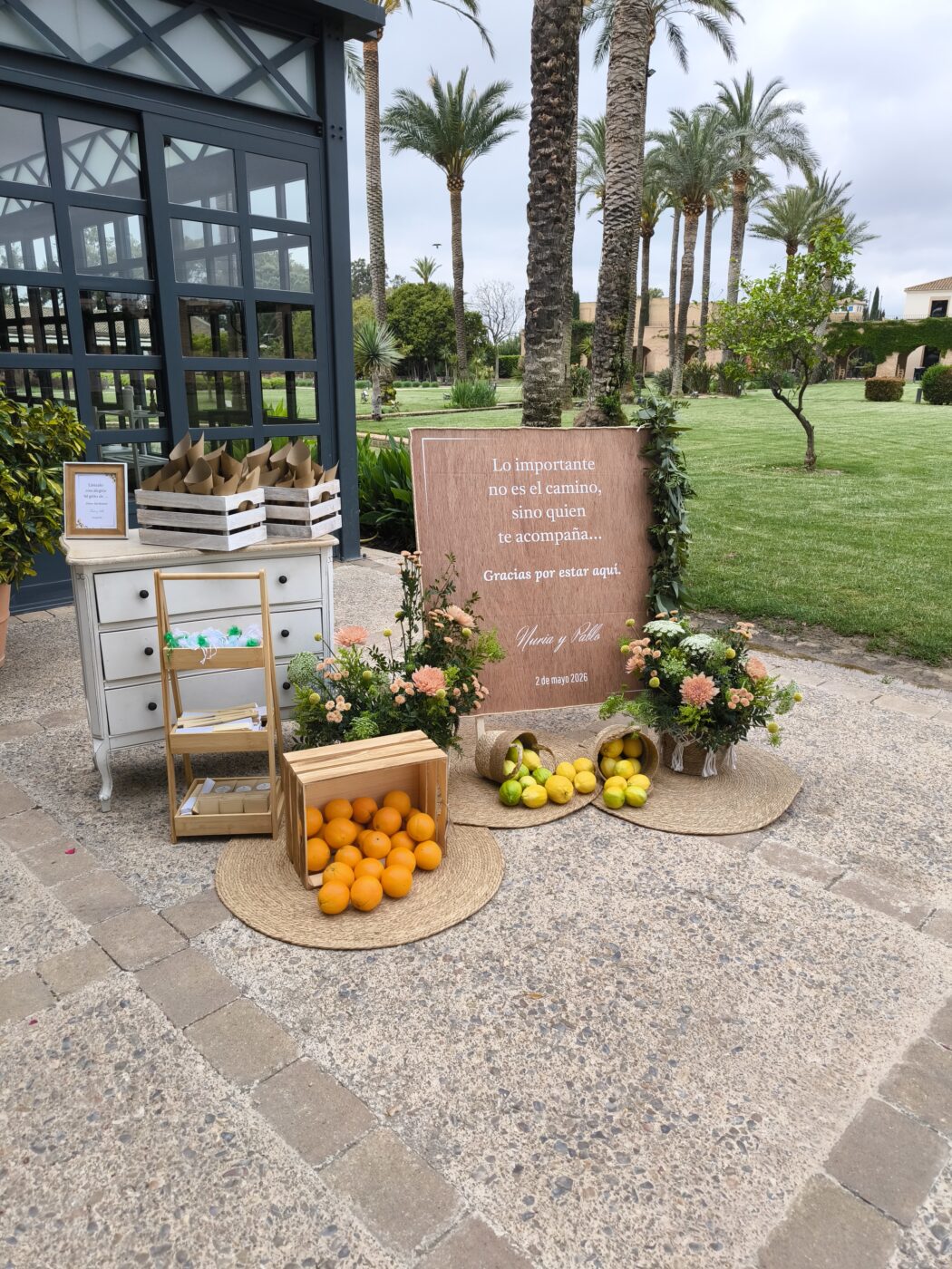 Decoración floral de boda en Valencia