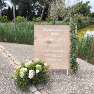 Decoración floral de boda en Valencia, Vitalflora
