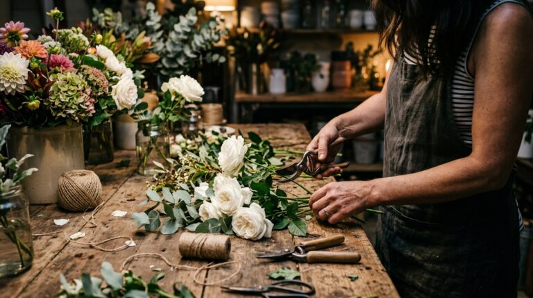 Arranjament nupcial d'exemple per calcular el preu decoració floral per a bodes València amb detall.