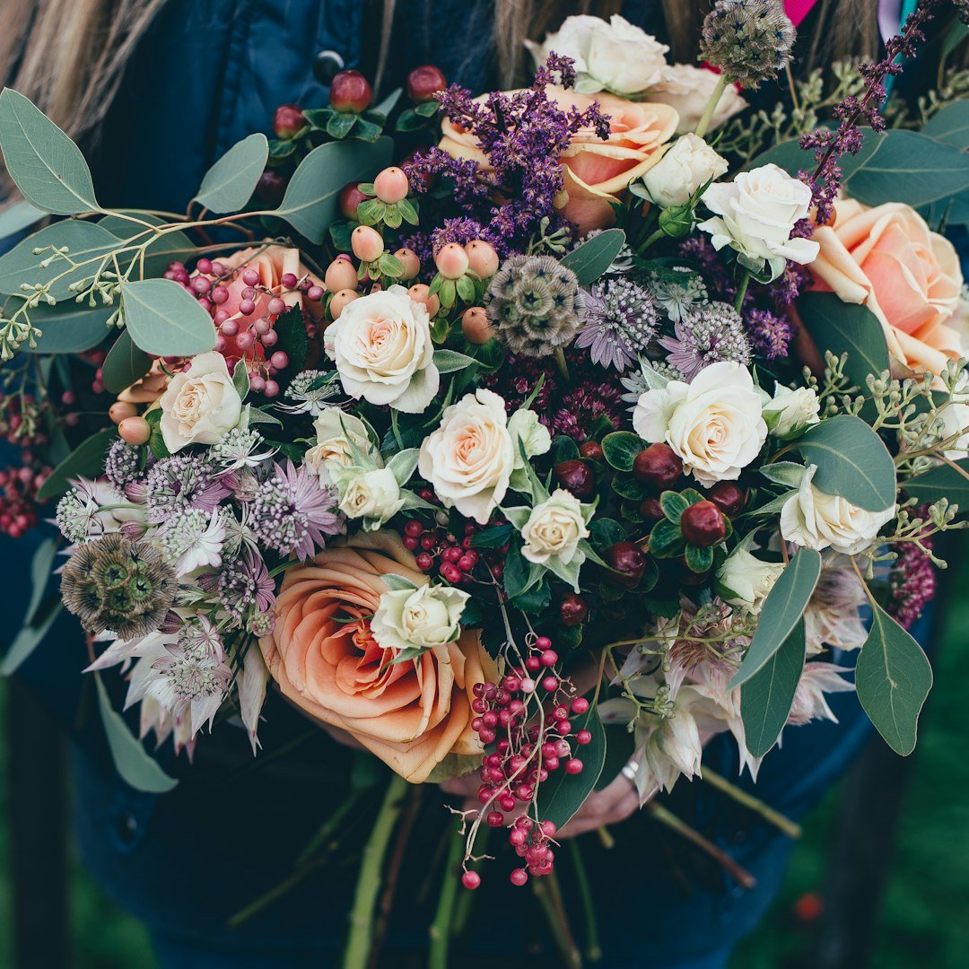 Inspiración de ramo de novia variado